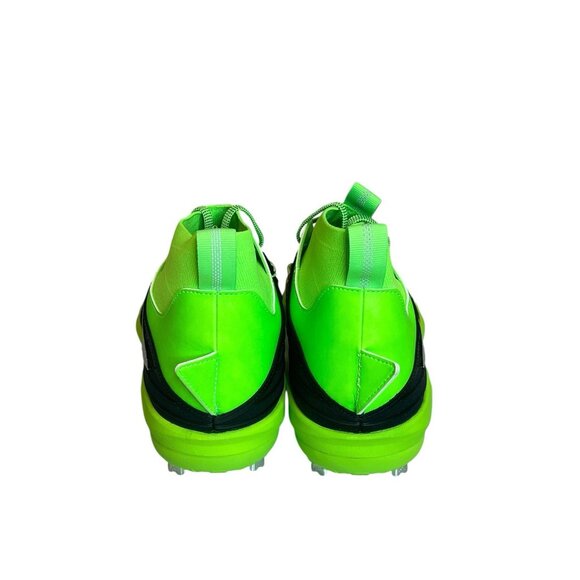 adidas Adizero Edge + METAL Solar Green/Black Baseball Cleats Size 12 JS4119 main image 11